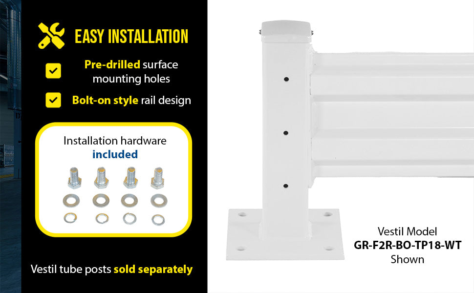 Vestil GR-F2R-BO-6-WT steel feature overview 2