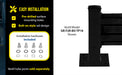 Vestil GR-F2R-BO-9-BK steel feature overview 2