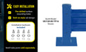 Vestil GR-F2R-BO-9-BU steel feature overview 2
