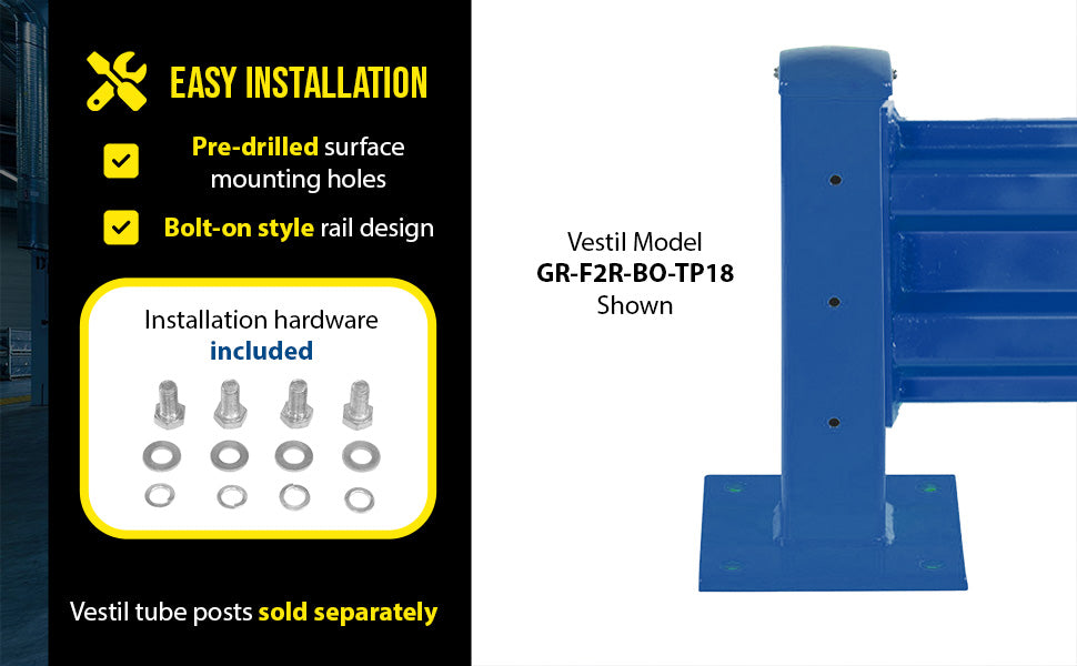 Vestil GR-F2R-BO-9-BU steel feature overview 2