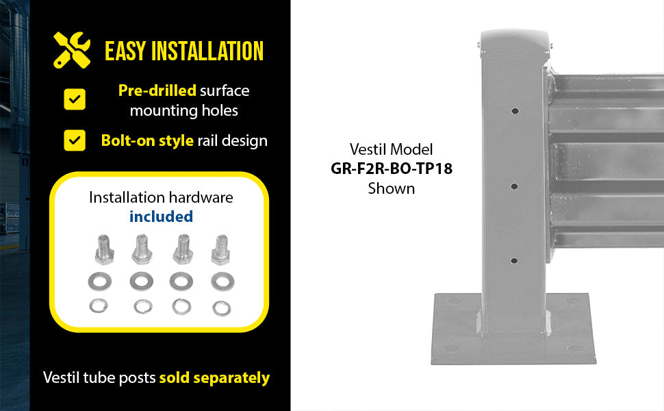 Vestil GR-F2R-BO-9-SL steel feature overview 1