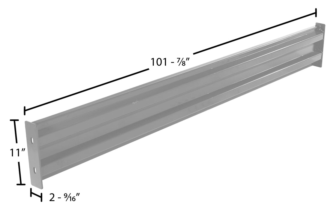 Vestil GR-F2R-BO-9-SL steel dimensions diagram
