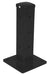 Vestil GR-F2R-BO-TP18-BK Steel Rigid Tube Post Bolt On Style 18 in. For 2 Ribbed Guard Rails Black