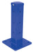 Vestil GR-F2R-BO-TP18-BU Steel Rigid Tube Post Bolt On Style 18 in. For 2 Ribbed Guard Rails Blue