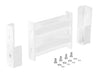Vestil GR-F2R-DI-1-WT Steel 2 Ribbed Drop In Style Guard Rail 6 in. Length White