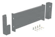 Vestil GR-F2R-DI-2-GYSG Steel 2 Ribbed Drop In Style Guard Rail 18 in. Length Gray Semi Gloss