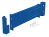 Vestil GR-F2R-DI-3-BU Steel 2 Ribbed Drop In Style Guard Rail 30 In Length Blue