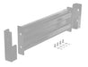 Vestil GR-F2R-DI-3-SL Steel 2 Ribbed Drop In Style Guard Rail 30 In Length Silver