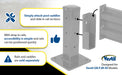 Vestil GR-F2R-DI-4-SL steel feature overview 1