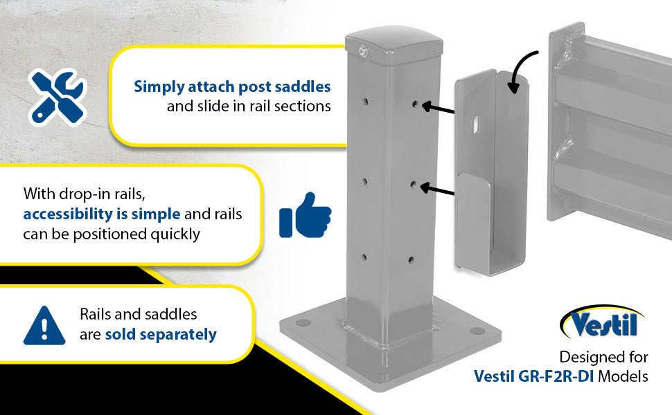 Vestil GR-F2R-DI-4-SL steel feature overview 1