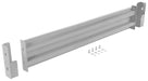 Vestil GR-F2R-DI-5-SL Steel 2 Ribbed Drop In Style Guard Rail 54 in. Length Silver