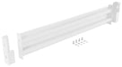 Vestil GR-F2R-DI-5-WT Steel 2 Ribbed Drop In Style Guard Rail 54 in. Length White