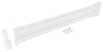 Vestil GR-F2R-DI-6-WT Steel 2 Ribbed Drop In Style Guard Rail 66 in. Length White