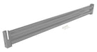 Vestil GR-F2R-DI-8-GYSG Steel 2 Ribbed Drop In Style Guard Rail 90 in. Length Gray Semi Gloss