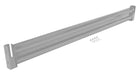 Vestil GR-F2R-DI-8-SL Steel 2 Ribbed Drop In Style Guard Rail 90 in. Length Silver