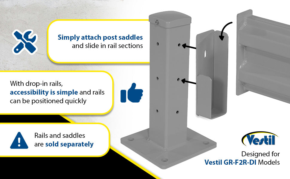 Vestil GR-F2R-DI-8-SL steel feature overview 1