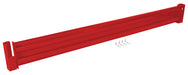 Vestil GR-F2R-DI-9-RD Steel 2 Ribbed Drop In Style Guard Rail 102 in. Length Red