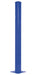 Vestil GR-F2R-DI-TP60-BU Steel Rigid Tube Post Drop In Style 60 in. For 2 Ribbed Drop In Style Guard Rails Blue