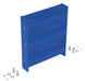 Vestil GR-F3R-BO-1-BU Steel 3 Ribbed Bolt On Style Guard Rail 12 in. Length Blue