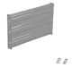 Vestil GR-F3R-BO-2-SL Steel 3 Ribbed Bolt On Style Guard Rail 24 in. Length Silver