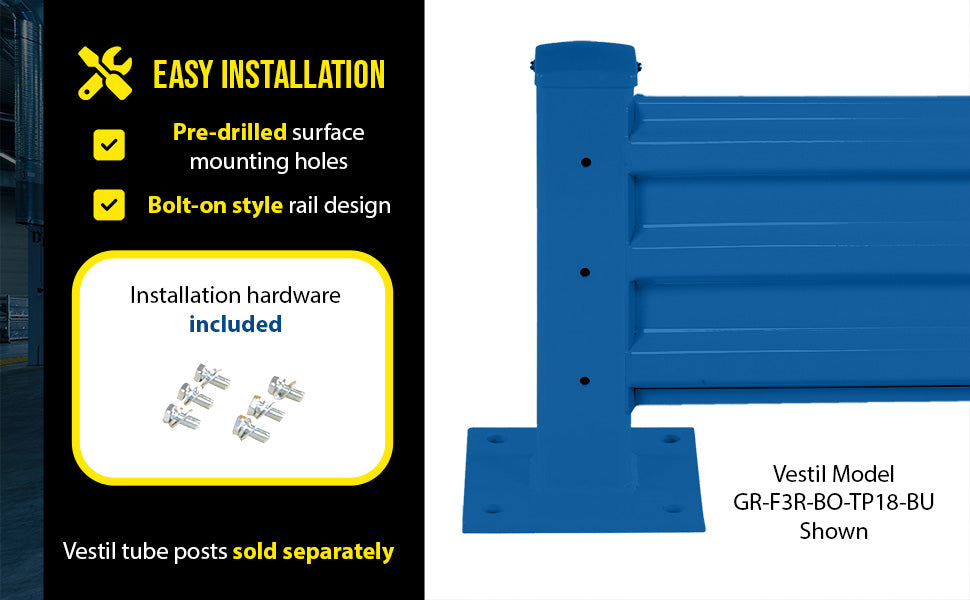 Vestil GR-F3R-BO-3-BU steel feature overview 2