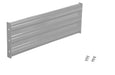 Vestil GR-F3R-BO-4-SL Steel 3 Ribbed Bolt On Style Guard Rail 41.875 in. Length Silver