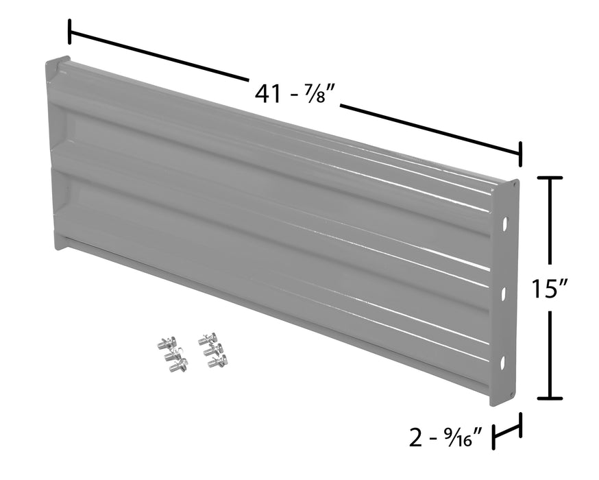 Vestil GR-F3R-BO-4-SL steel dimensions diagram