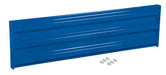 Vestil GR-F3R-BO-5-BU Steel 3 Ribbed Bolt On Style Guard Rail 53.875 in. Length Blue