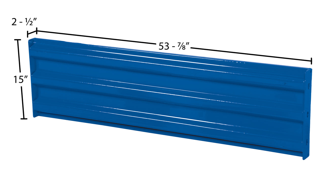 Vestil GR-F3R-BO-5-BU steel dimensions diagram