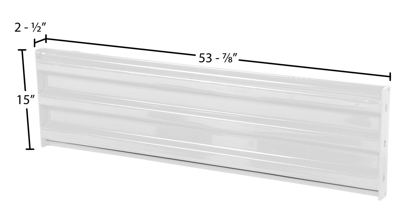 Vestil GR-F3R-BO-5-WT steel dimensions diagram