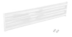 Vestil GR-F3R-BO-6-WT Steel 3 Ribbed Bolt On Style Guard Rail 65.875 in. Length White