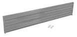 Vestil GR-F3R-BO-7-GYSG Steel 3 Ribbed Bolt On Style Guard Rail 77.875 in. Length Gray Semi Gloss