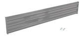 Vestil GR-F3R-BO-8-GYSG Steel 3 Ribbed Bolt On Style Guard Rail 89.875 in. Length Gray Semi Gloss