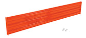 Vestil GR-F3R-BO-8-OR Steel 3 Ribbed Bolt On Style Guard Rail 89.875 in. Length Orange