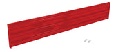 Vestil GR-F3R-BO-8-RD Steel 3 Ribbed Bolt On Style Guard Rail 89.875 in. Length Red