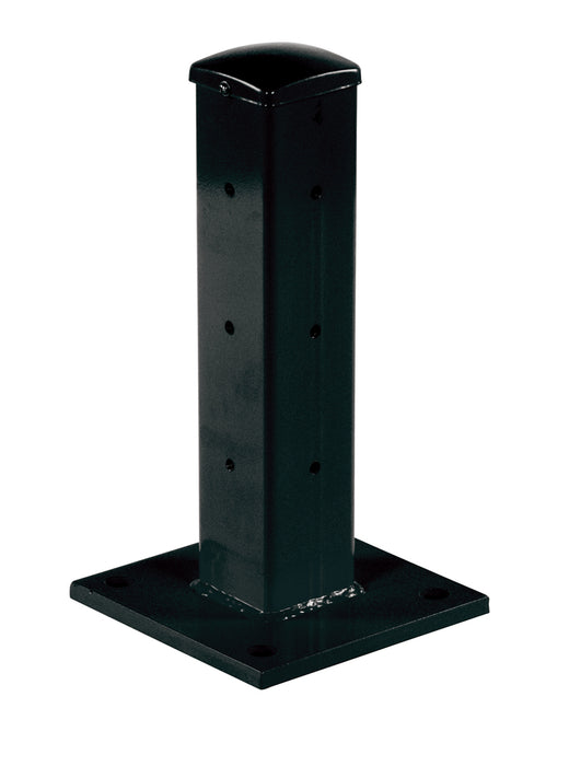 Vestil GR-F3R-BO-TP18-BK steel rigid tube post bolt on style - view 2