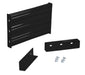 Vestil GR-F3R-DI-2-BK Steel 3 Ribbed Drop In Style Guard Rail 24 in. Length Black