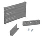 Vestil GR-F3R-DI-2-GYSG Steel 3 Ribbed Drop In Style Guard Rail 24 in. Length Gray Semi Gloss