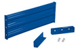 Vestil GR-F3R-DI-3-BU Steel 3 Ribbed Drop In Style Guard Rail 29.875 In Length Blue