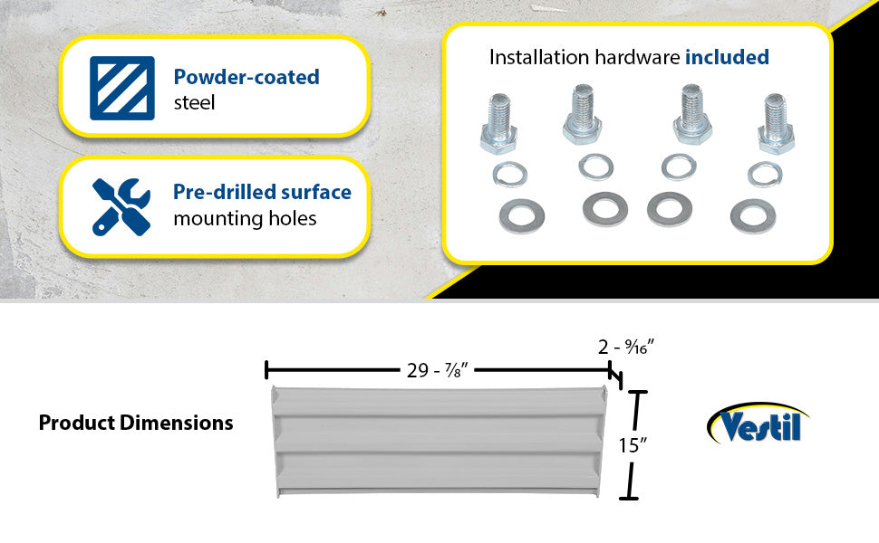 Vestil GR-F3R-DI-3-SL steel feature overview 1