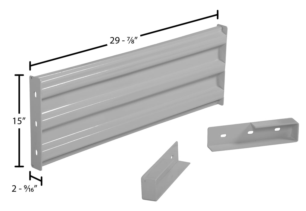 Vestil GR-F3R-DI-3-SL steel dimensions diagram