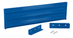 Vestil GR-F3R-DI-5-BU Steel 3 Ribbed Drop In Style Guard Rail 53.875 in. Length Blue