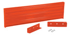 Vestil GR-F3R-DI-5-OR Steel 3 Ribbed Drop In Style Guard Rail 53.875 in. Length Orange