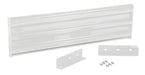Vestil GR-F3R-DI-5-WT Steel 3 Ribbed Drop In Style Guard Rail 53.875 in. Length White