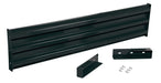 Vestil GR-F3R-DI-6-BK Steel 3 Ribbed Drop In Style Guard Rail 65.875 in. Length Black