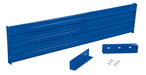 Vestil GR-F3R-DI-6-BU Steel 3 Ribbed Drop In Style Guard Rail 65.875 in. Length Blue