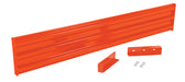 Vestil GR-F3R-DI-8-OR Steel 3 Ribbed Drop In Style Guard Rail 89.875 in. Length Orange