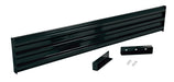 Vestil GR-F3R-DI-9-BK Steel 3 Ribbed Drop In Style Guard Rail 101.875 in. Length Black