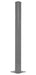 Vestil GR-F3R-DI-TP60-GYSG Steel Rigid Tube Post Drop In 60 in. For 3 Ribbed Drop In Style Guard Rails Gray Semi Gloss
