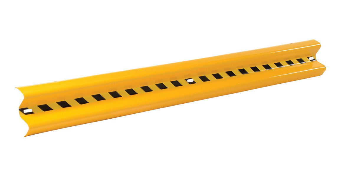 Vestil GR-H2R-BO-11-YL Steel Straight Guard Rail 132 in. Length Yellow
